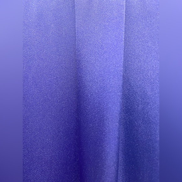 Favorite Daughter Smooth Ex-Boyfriend Satin Shirt Very Peri Purple Size M - Picture 10 of 10